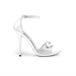 Silver Fancy Bridal Sandal FN6263