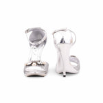 Silver Fancy Bridal Sandal FN6263