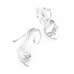 Silver Fancy Bridal Sandal FN6263