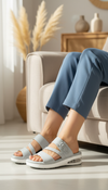 Blue Formal Slipper For Women PU0729
