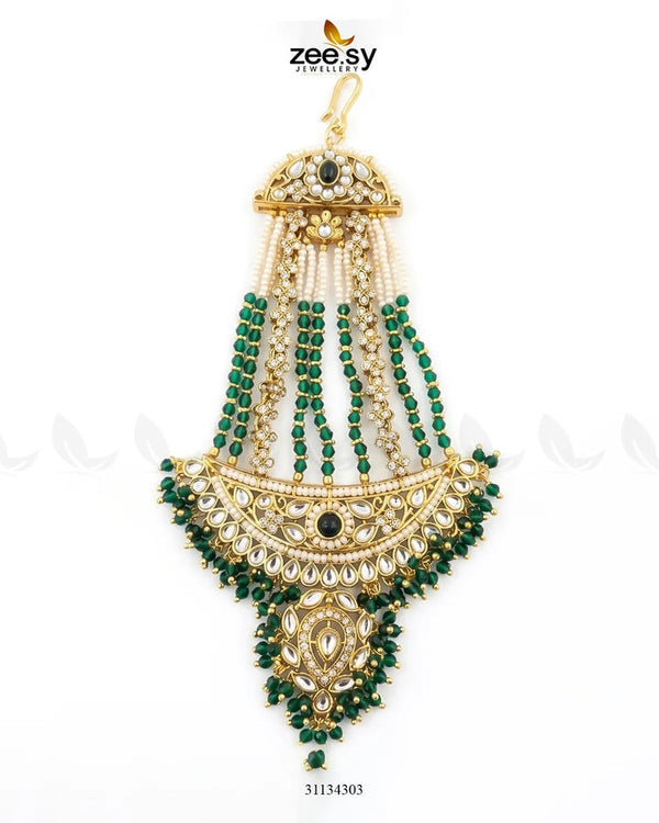 Roshan Pearl Kundan Jhumar