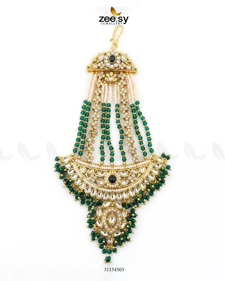 Roshan Pearl Kundan Jhumar