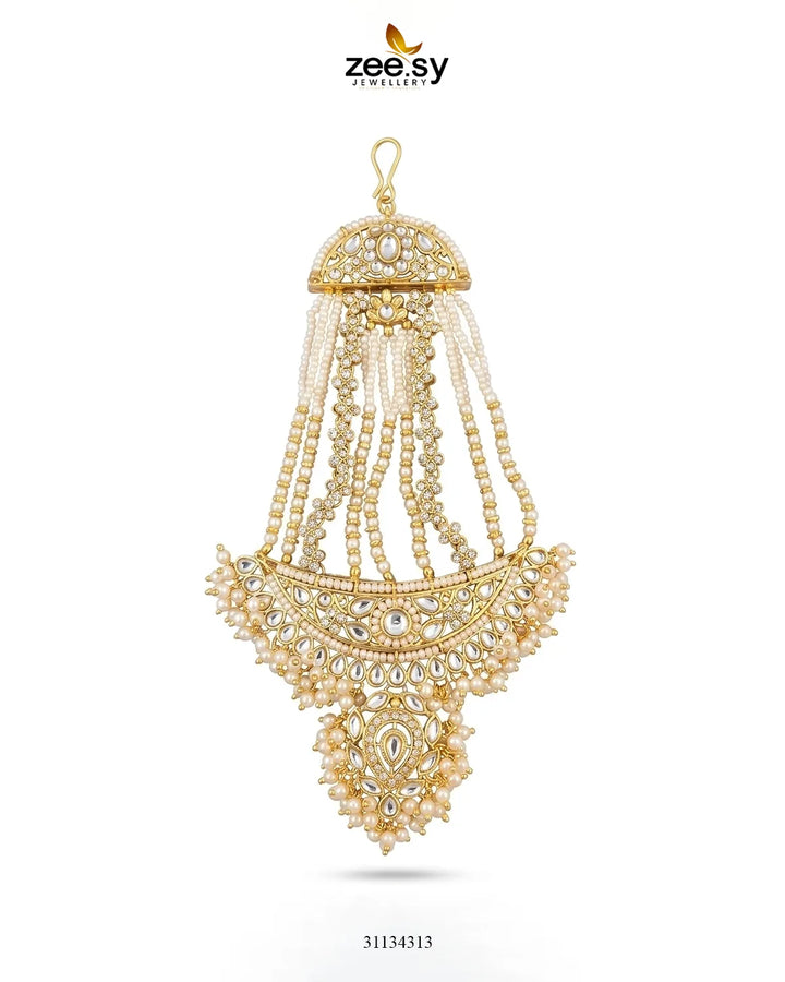 Roshan Pearl Kundan Jhumar